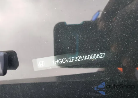 2021 Honda Accord Sport from USA, damaged, VIN 1HGCV2F32MA005827